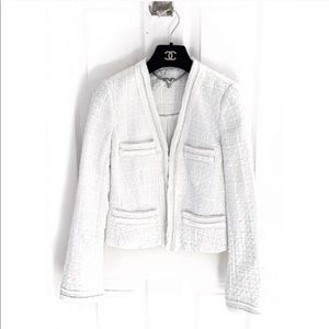 Ever New Tweed jacket white